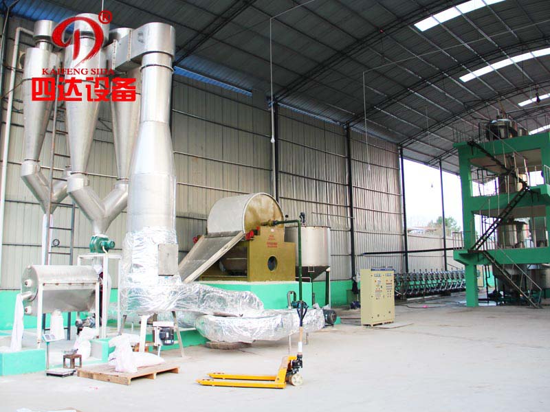 日產量50噸土豆淀粉設備安裝現場